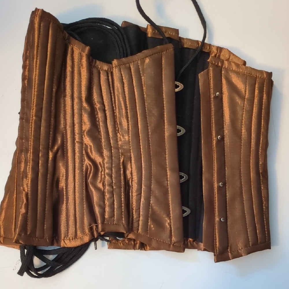 Brown Satin Corset
